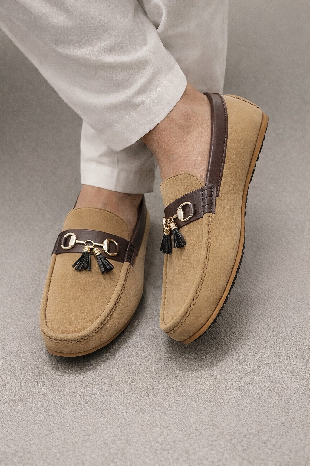 Men's Beige Premium Boots