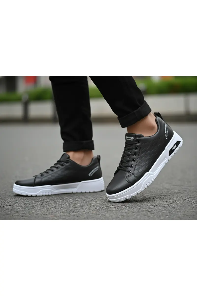 Men's Black Casual Sneakers